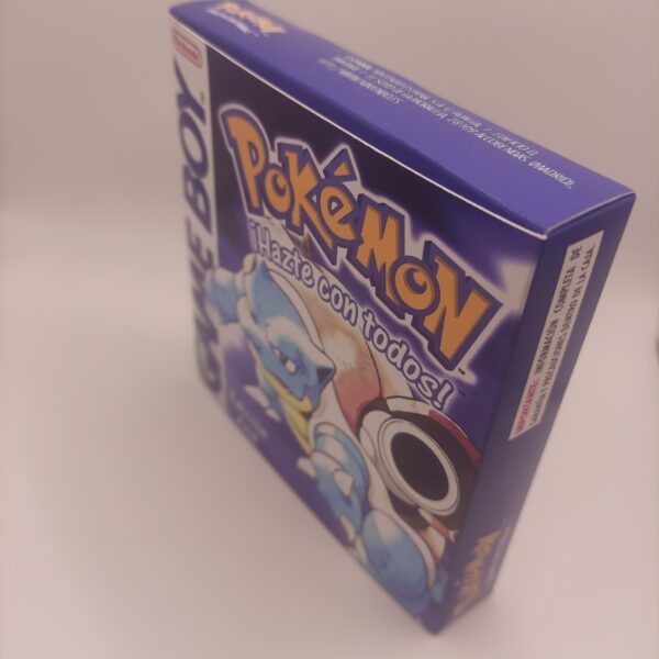 Caja pokemon azul lateral