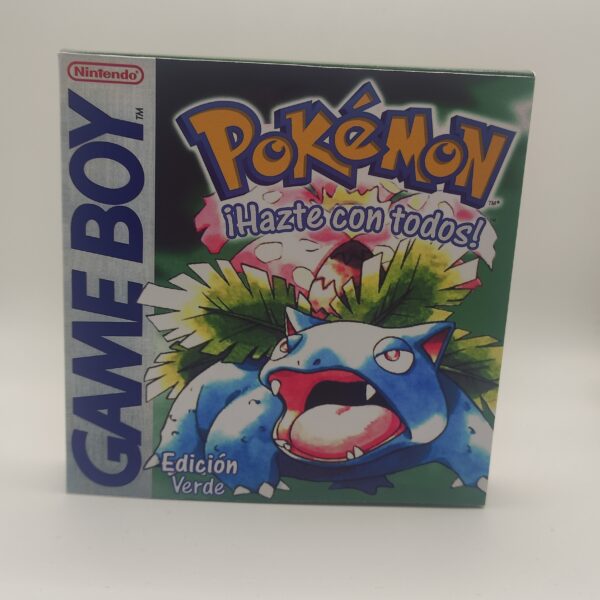 Caja Pokemon Verde frontal