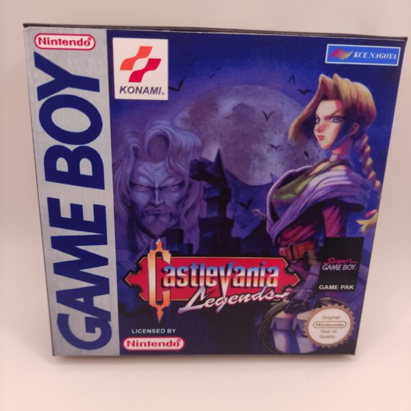 Caja Castlevania Legends Frontal