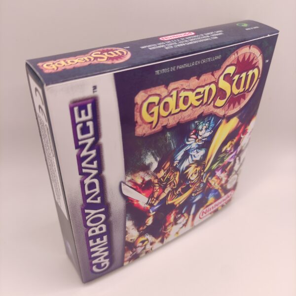 Caja Golden Sun 1 Lateral