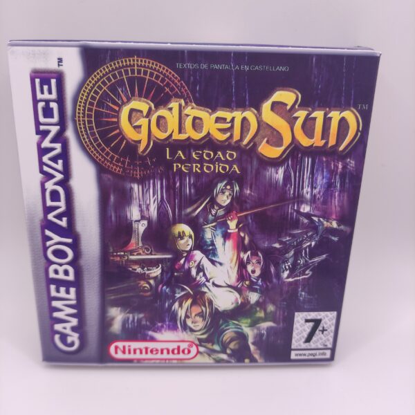 Caja Golden Sun 2 La Edad Perdida Frontal