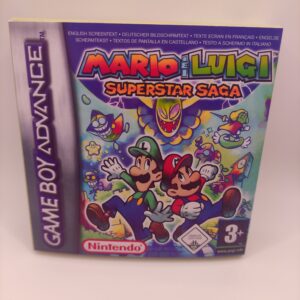 Caja Mario y Luigi Superstar Saga Frontal