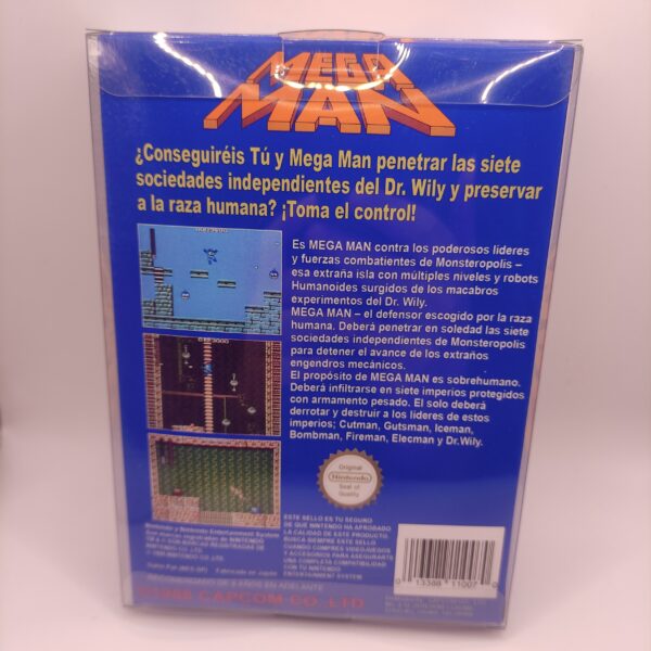 Caja Mega Man Trasera