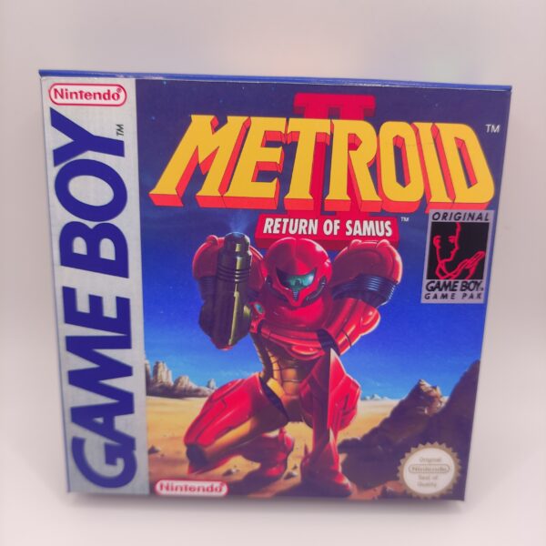 Caja Metroid 2 Return of Samus Frontal