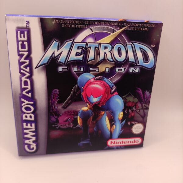 Caja Metroid Fusion Frontal