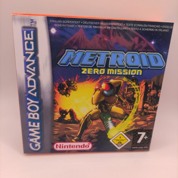 Caja Metroid Zero Mission Frontal