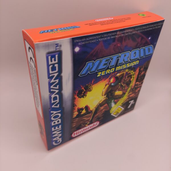 Caja Metroid Zero Mission Lateral