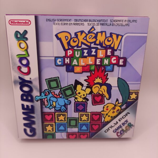 Caja Pokemon Puzzle Challenge Frontal