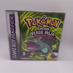 Caja Pokemon Verde hoja Frontal