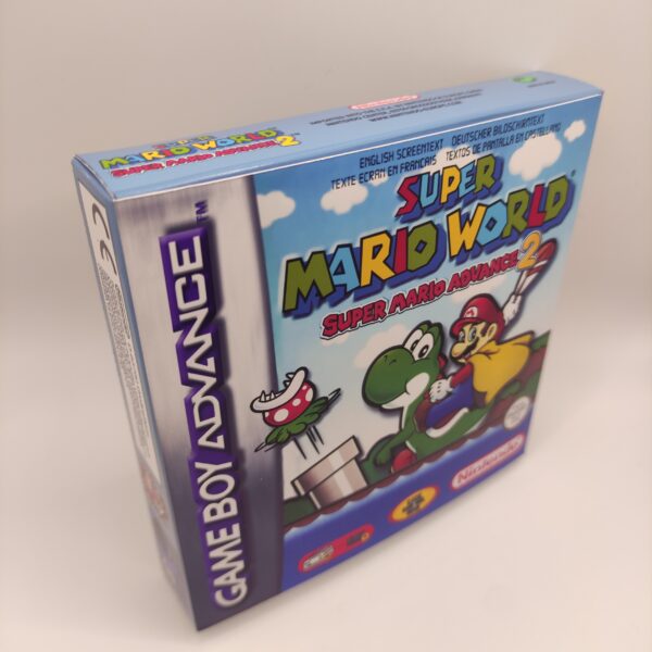 Caja Super Mario Advance 2 Super Mario World Lateral