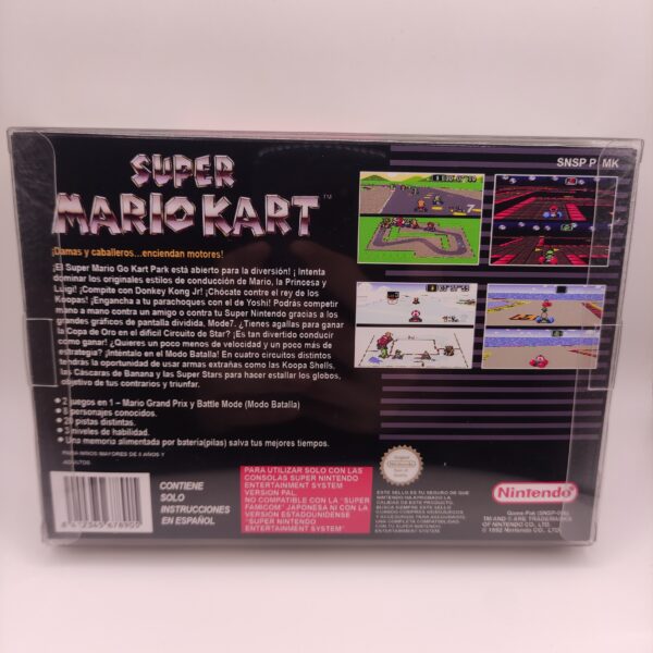 Caja Super Mario Kart Trasera