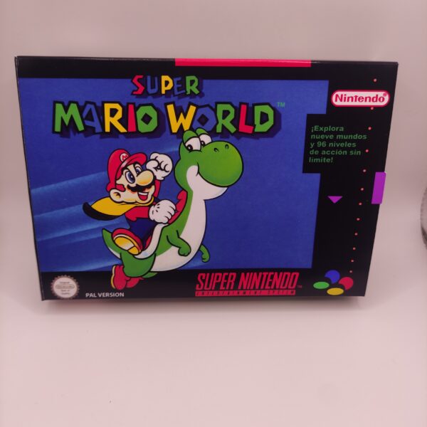 Caja Super Mario World Frontal