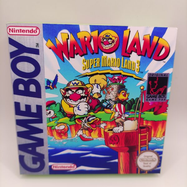 Caja Wario Land 1 Super Mario Land 3 Frontal