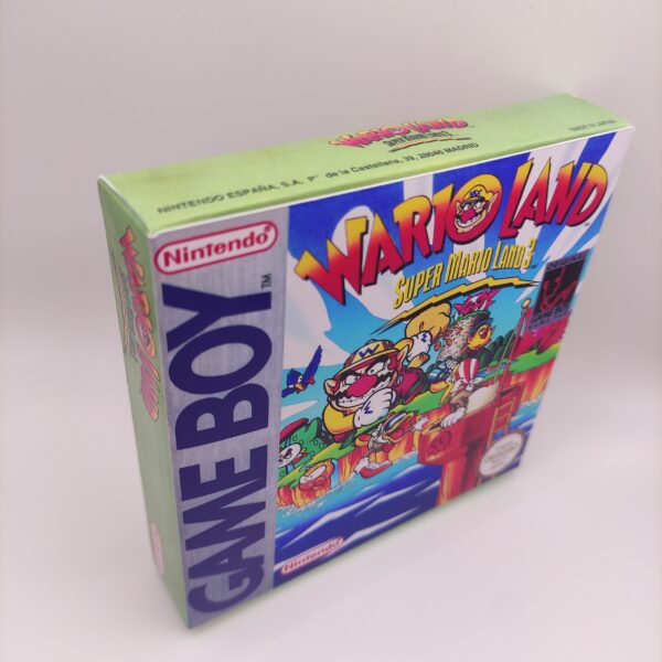 Caja Wario Land 1 Super Mario Land 3 Lateral