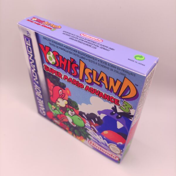 Caja Yoshy Island S Mario Advance 3 Lateral