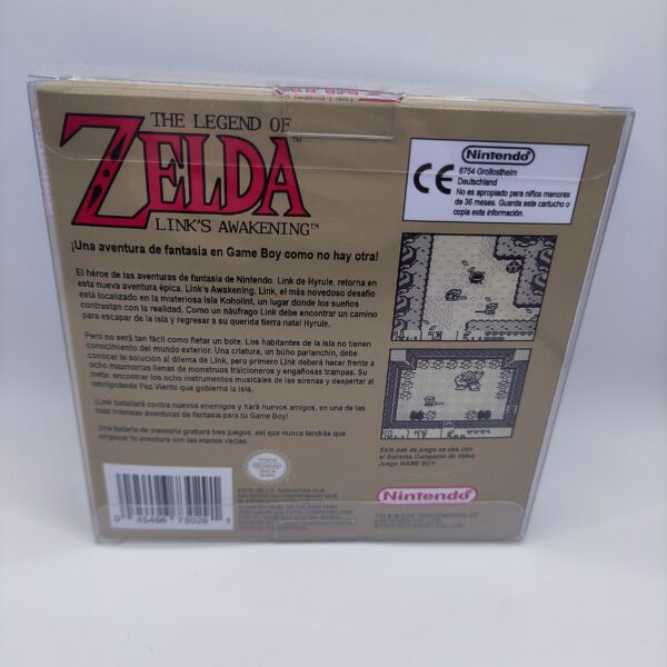 Caja Zelda Links Awakering Trasera